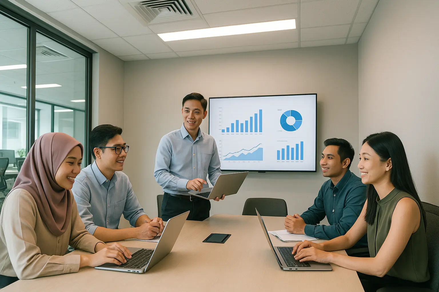 IOT sensors working in the background ensure comfortable working environment