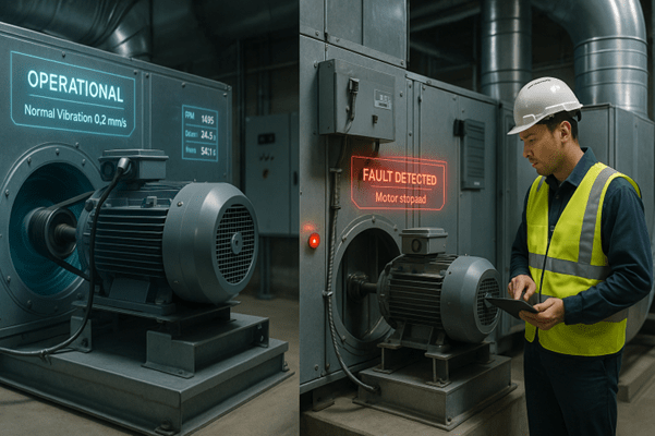 Predictive Maintenance Using Vibration Data Improves Motor Failure Detection