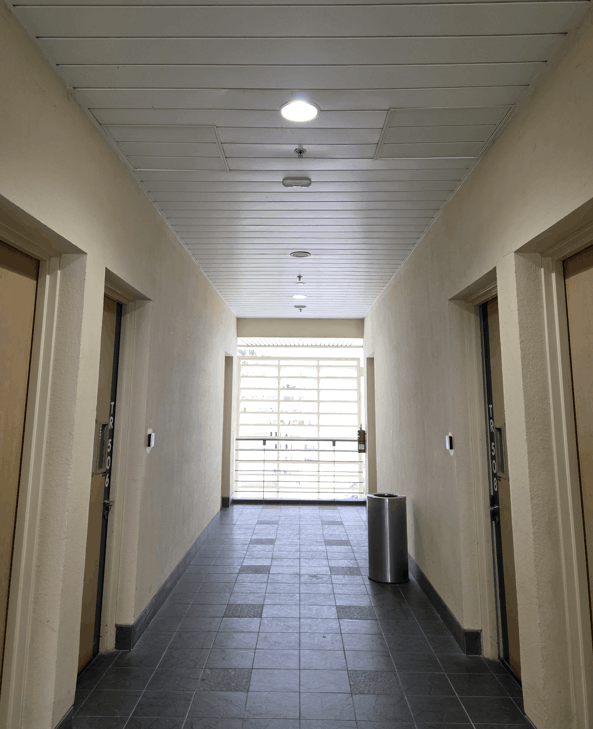 Installation about entrances and exits