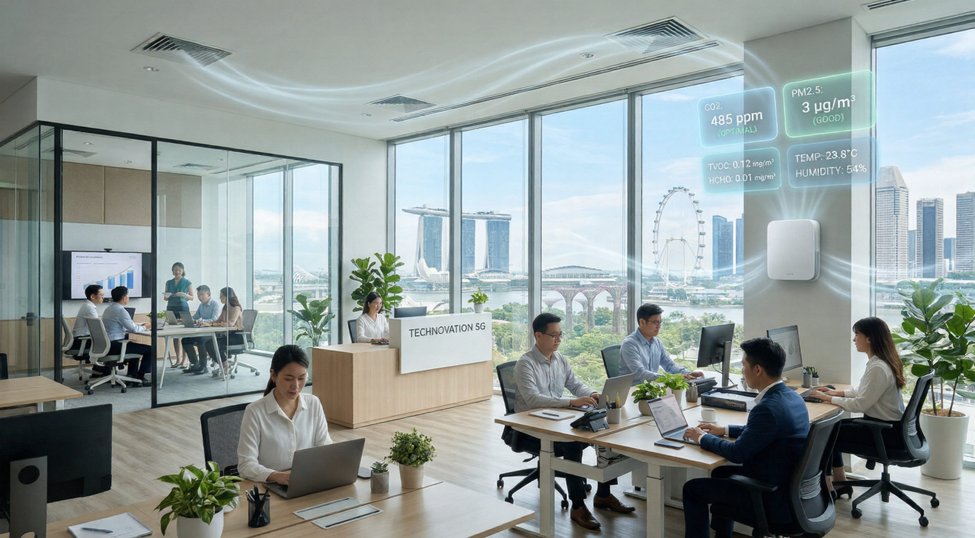 healthy looking office