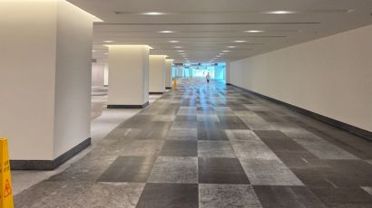 people counter singapore installation in office linkway