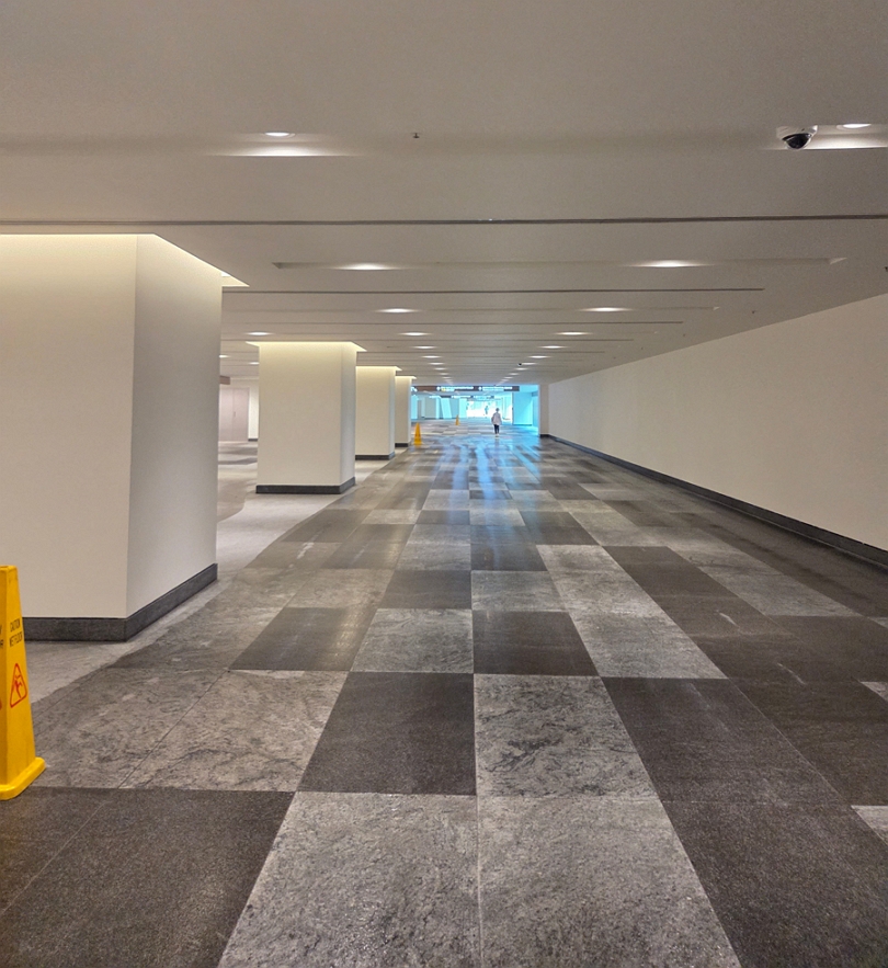 people counter singapore installation in office linkway